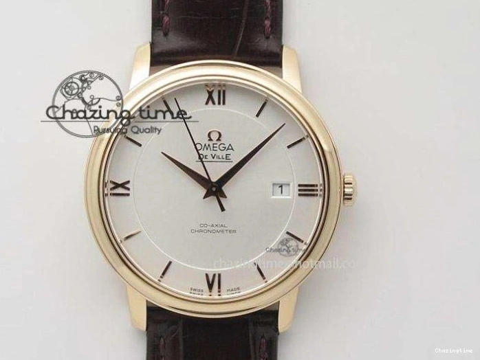 0509 2017 Aqua Terra SS RG XF Best Edition White Textured Dial On Black Leather Strap A Functional 8157